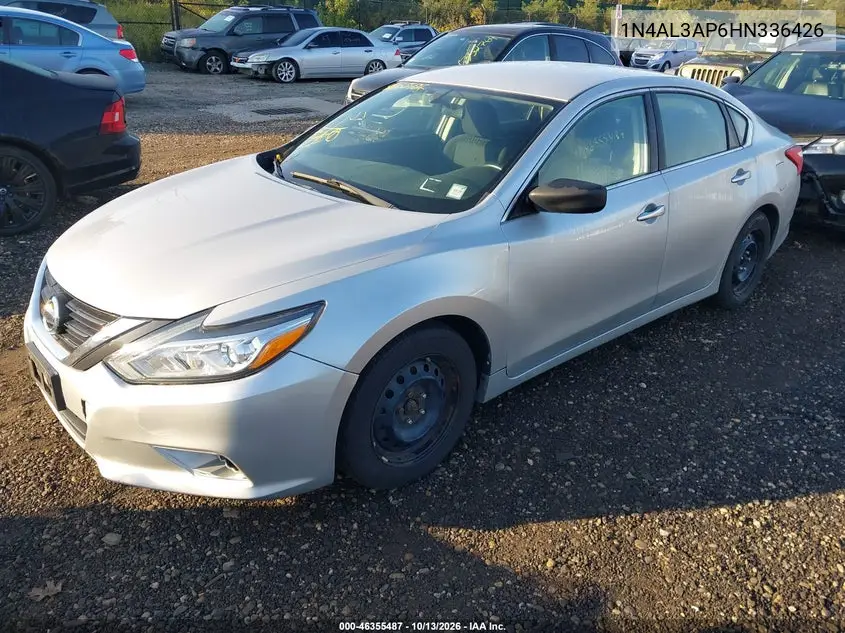 2017 NISSAN ALTIMA VIN 1N4AL3AP6HN336426 — фото 2
