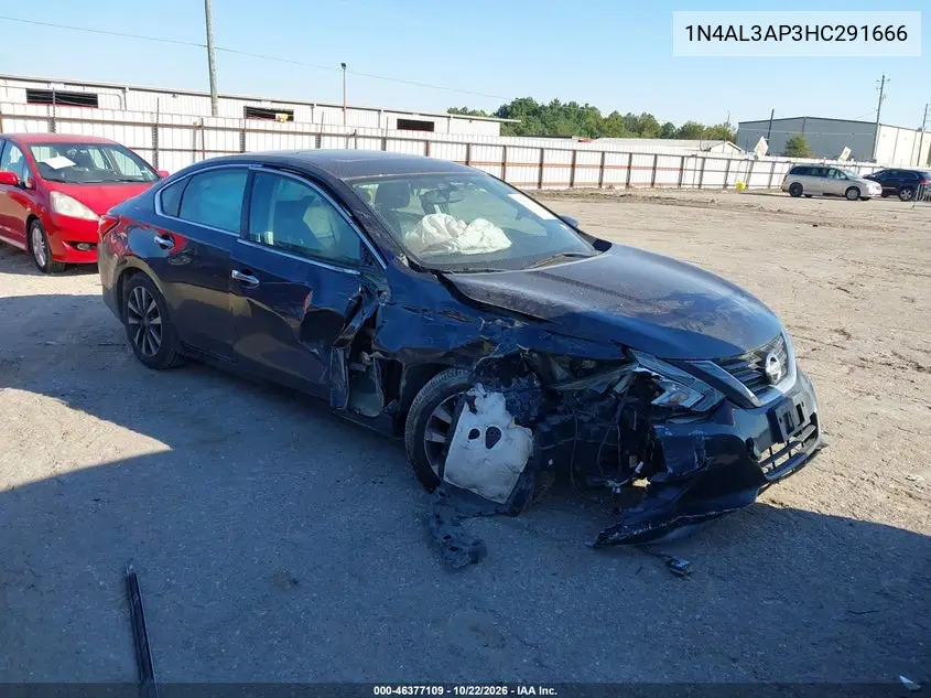 NISSAN ALTIMA 2017, VIN 1N4AL3AP3HC291666