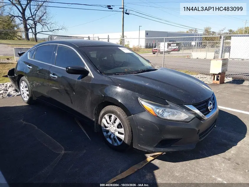 NISSAN ALTIMA 2017, VIN 1N4AL3AP1HC483099