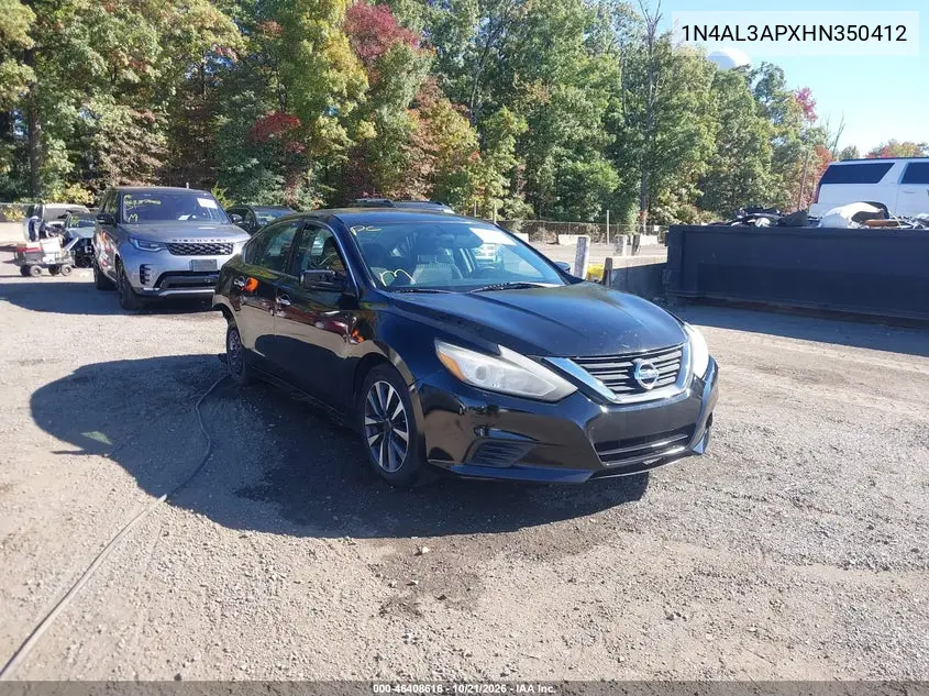 NISSAN ALTIMA 2017, VIN 1N4AL3APXHN350412