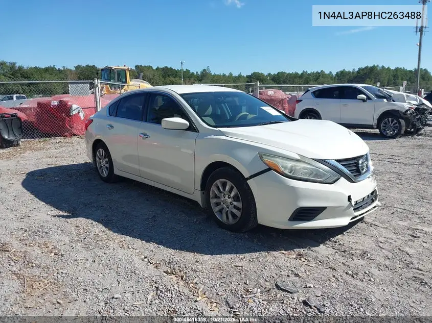 NISSAN ALTIMA 2017, VIN 1N4AL3AP8HC263488