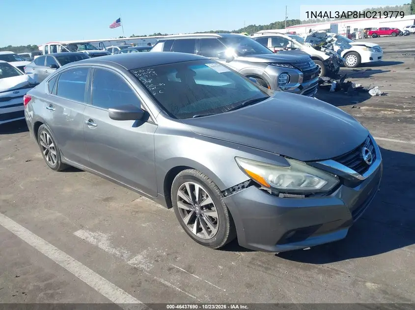 NISSAN ALTIMA 2017, VIN 1N4AL3AP8HC219779