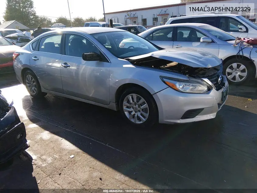NISSAN ALTIMA 2017, VIN 1N4AL3AP5HN342329