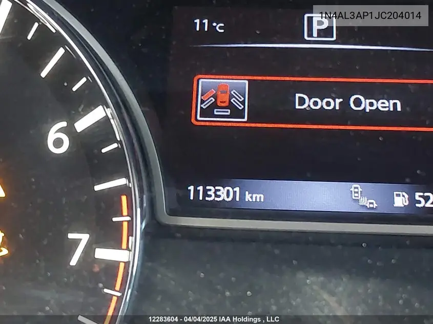 2018 NISSAN ALTIMA VIN 1N4AL3AP1JC204014 — фото 16