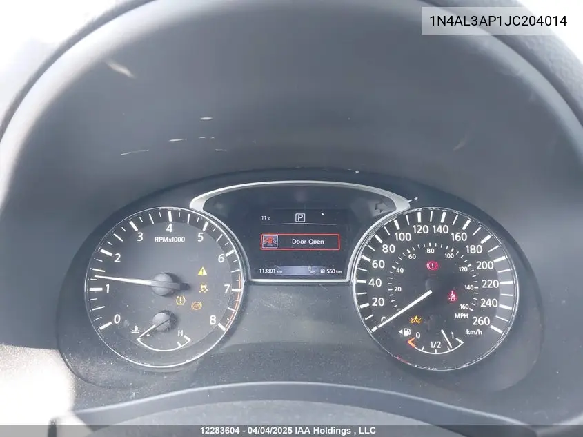2018 NISSAN ALTIMA VIN 1N4AL3AP1JC204014 — фото 7