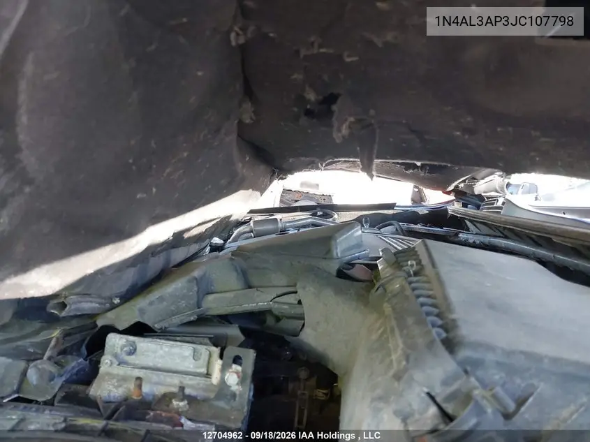 2018 NISSAN ALTIMA VIN 1N4AL3AP3JC107798 — фото 10