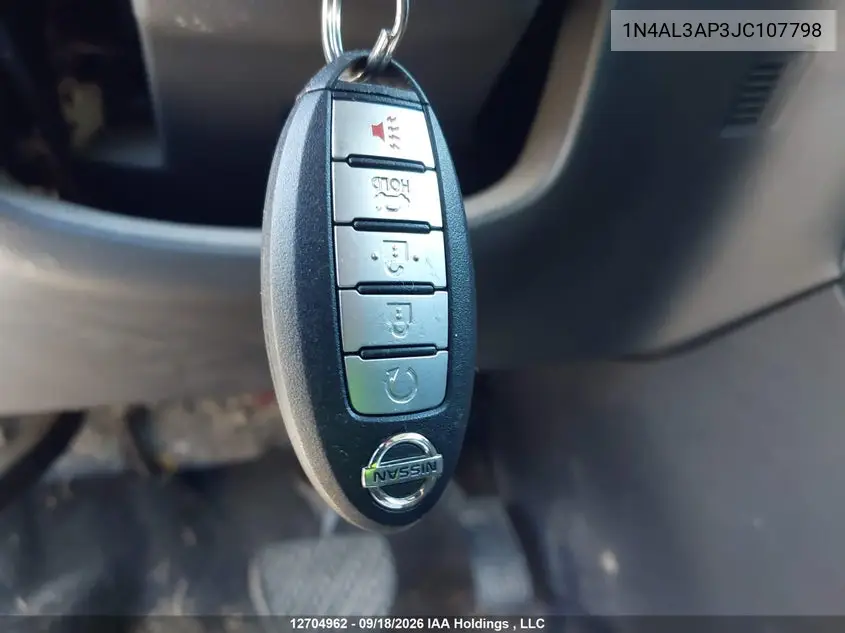 2018 NISSAN ALTIMA VIN 1N4AL3AP3JC107798 — фото 11