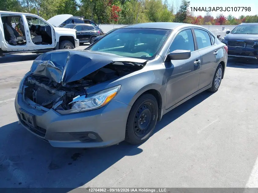 2018 NISSAN ALTIMA VIN 1N4AL3AP3JC107798 — фото 2