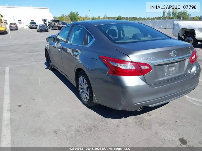2018 NISSAN ALTIMA VIN 1N4AL3AP3JC107798 — фото 3