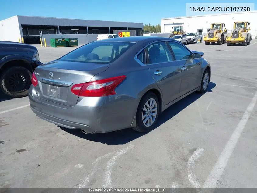 2018 NISSAN ALTIMA VIN 1N4AL3AP3JC107798 — фото 4