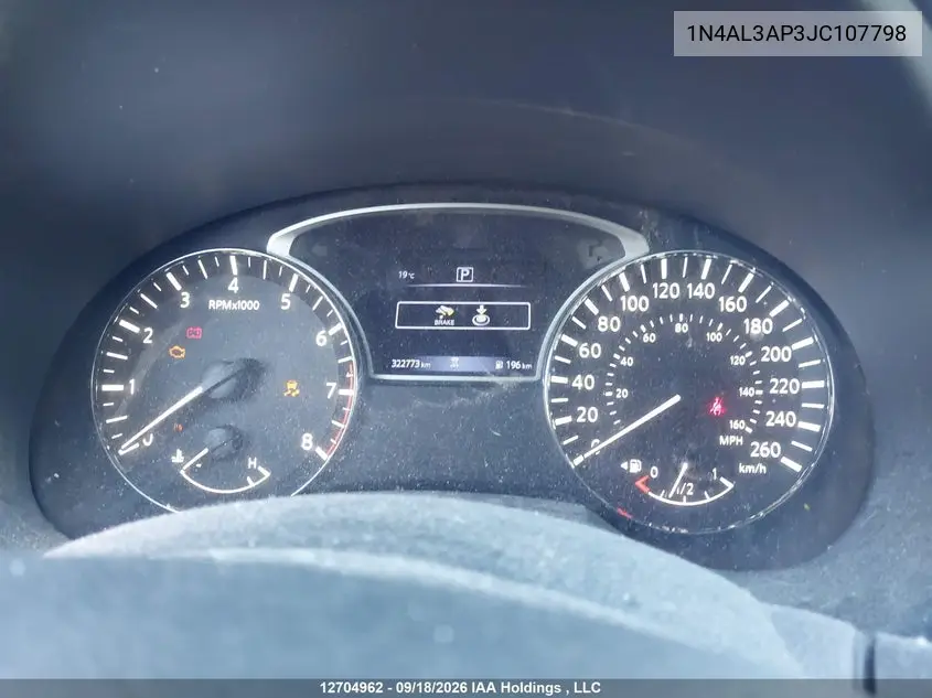 2018 NISSAN ALTIMA VIN 1N4AL3AP3JC107798 — фото 7