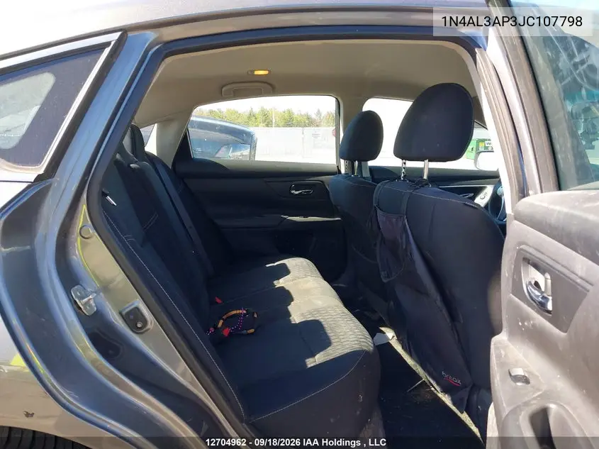 2018 NISSAN ALTIMA VIN 1N4AL3AP3JC107798 — фото 8