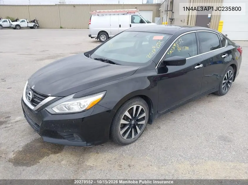 2018 NISSAN ALTIMA VIN 1N4AL3AP1JC235800 — фото 2