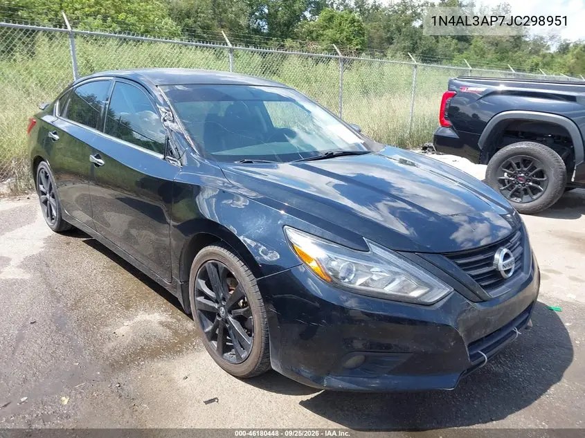 NISSAN ALTIMA 2018, VIN 1N4AL3AP7JC298951