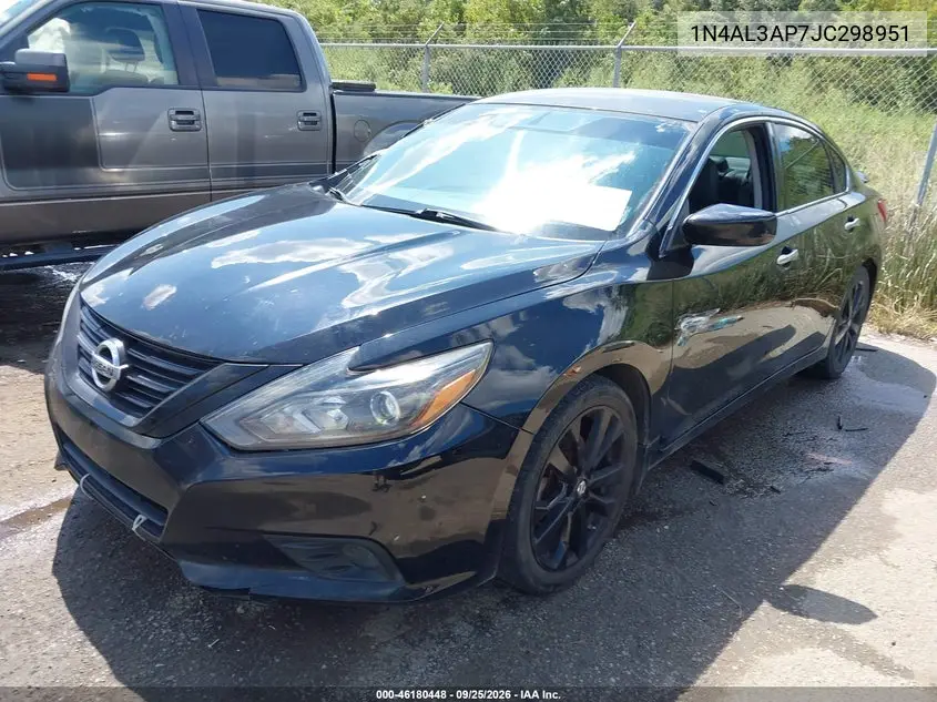 2018 NISSAN ALTIMA VIN 1N4AL3AP7JC298951 — фото 2