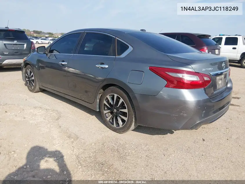 2018 NISSAN ALTIMA VIN 1N4AL3AP3JC118249 — фото 3