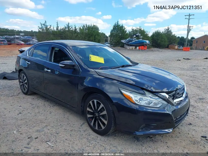 NISSAN ALTIMA 2018, VIN 1N4AL3AP9JC121351