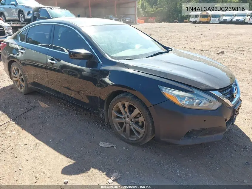 NISSAN ALTIMA 2018, VIN 1N4AL3A93JC239816