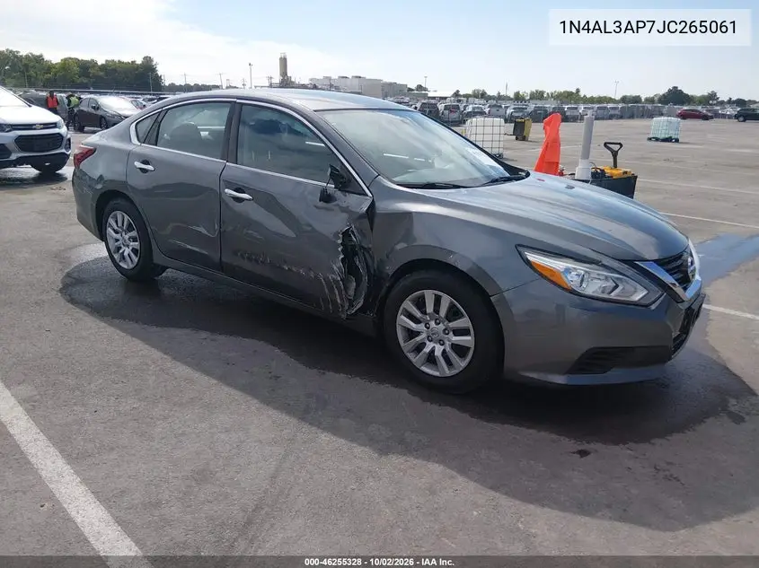 NISSAN ALTIMA 2018, VIN 1N4AL3AP7JC265061