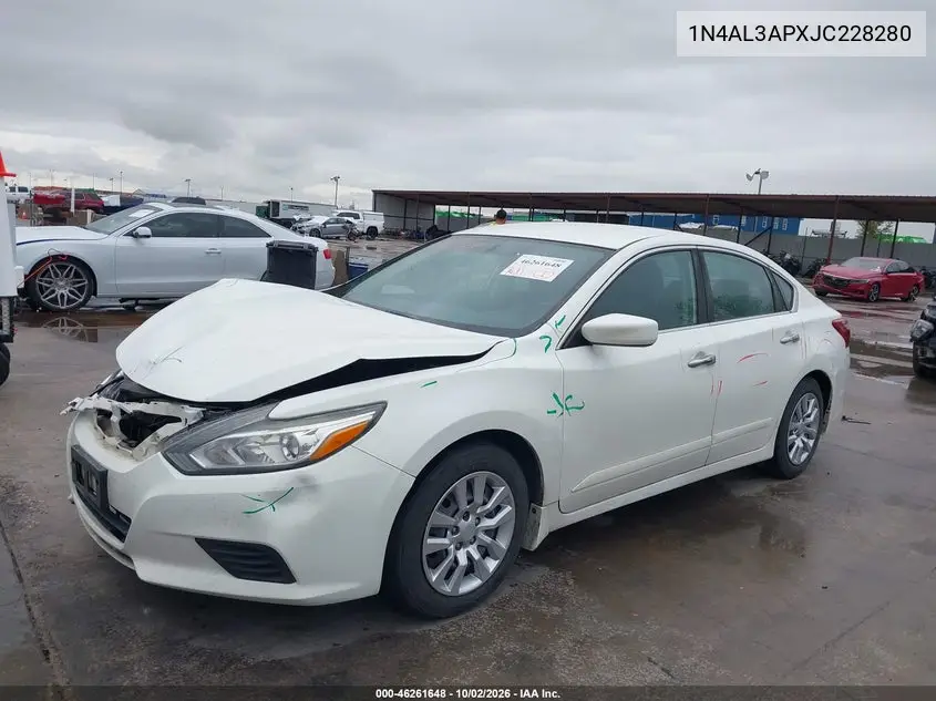2018 NISSAN ALTIMA VIN 1N4AL3APXJC228280 — фото 2