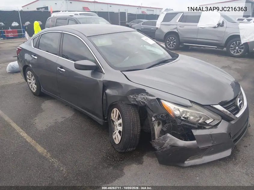 NISSAN ALTIMA 2018, VIN 1N4AL3AP9JC216363