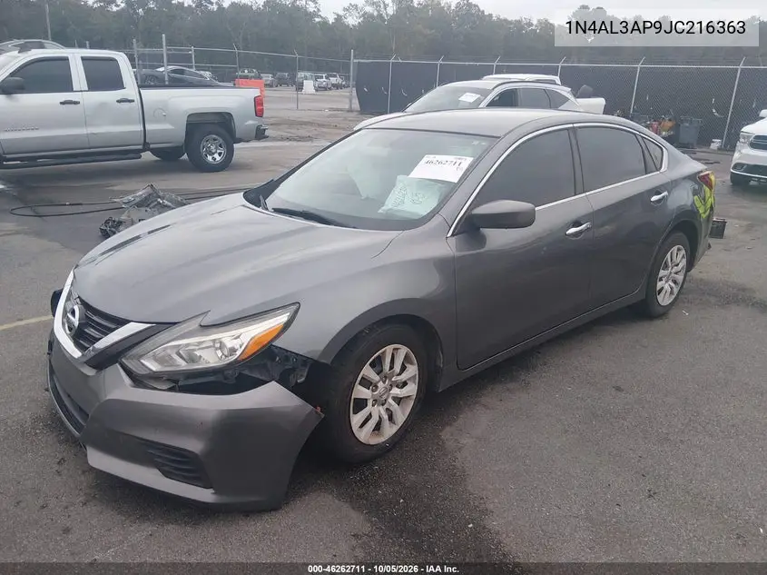 2018 NISSAN ALTIMA VIN 1N4AL3AP9JC216363 — фото 2