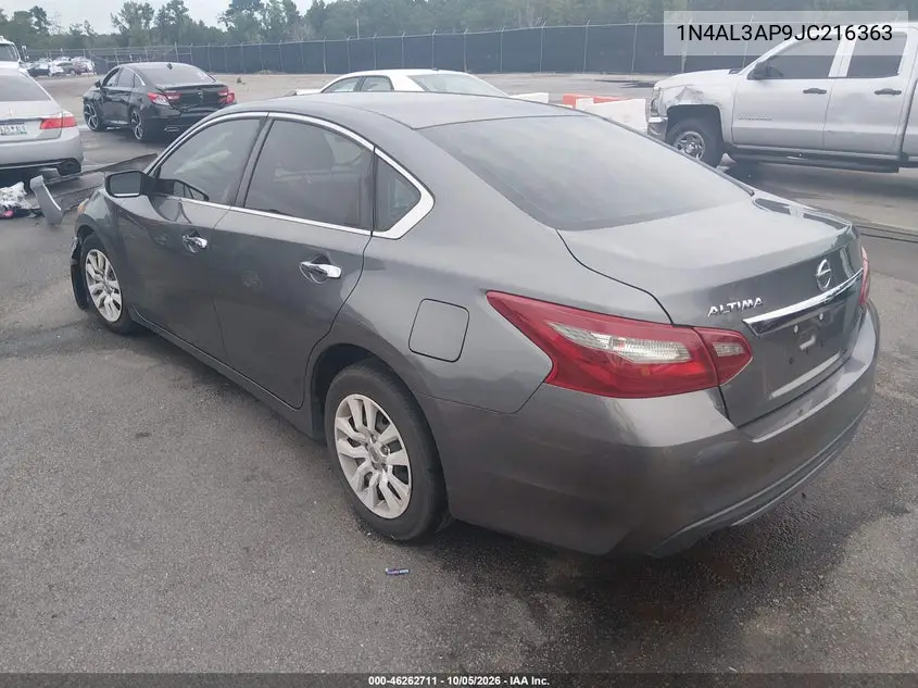 2018 NISSAN ALTIMA VIN 1N4AL3AP9JC216363 — фото 3