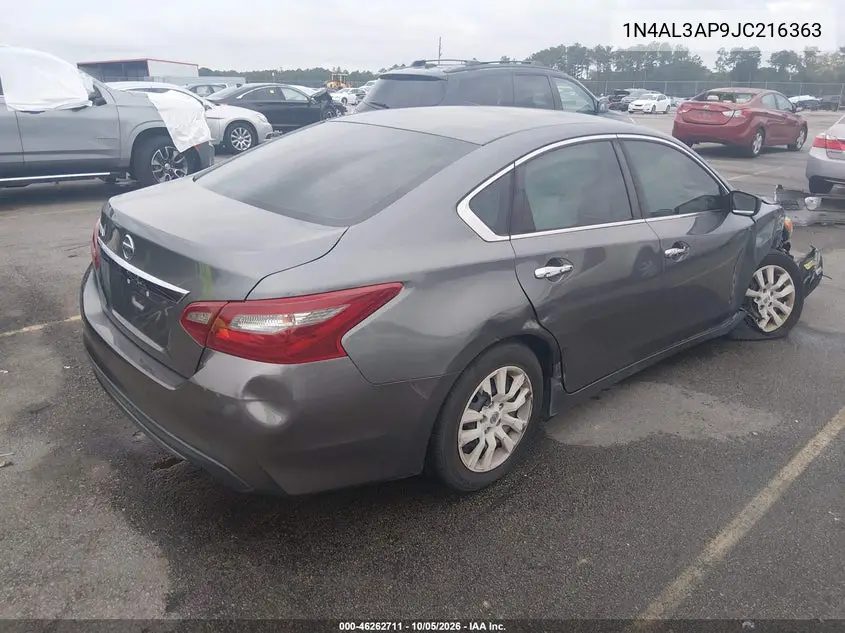 2018 NISSAN ALTIMA VIN 1N4AL3AP9JC216363 — фото 4