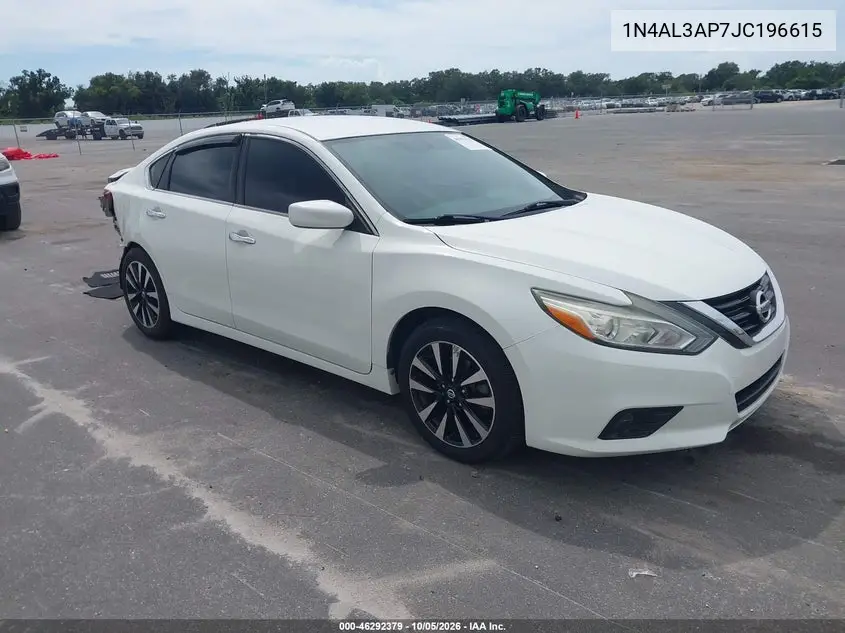 NISSAN ALTIMA 2018, VIN 1N4AL3AP7JC196615
