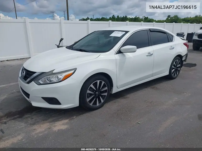 2018 NISSAN ALTIMA VIN 1N4AL3AP7JC196615 — фото 2