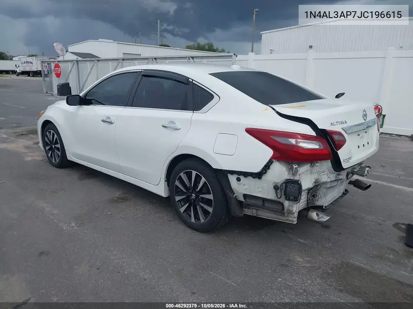 2018 NISSAN ALTIMA VIN 1N4AL3AP7JC196615 — фото 3