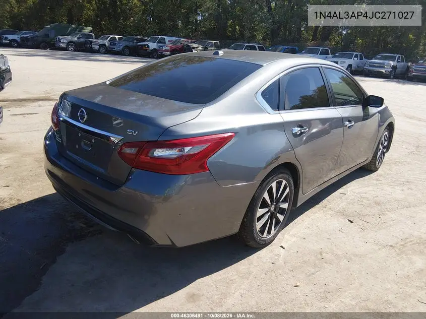 2018 NISSAN ALTIMA VIN 1N4AL3AP4JC271027 — фото 4