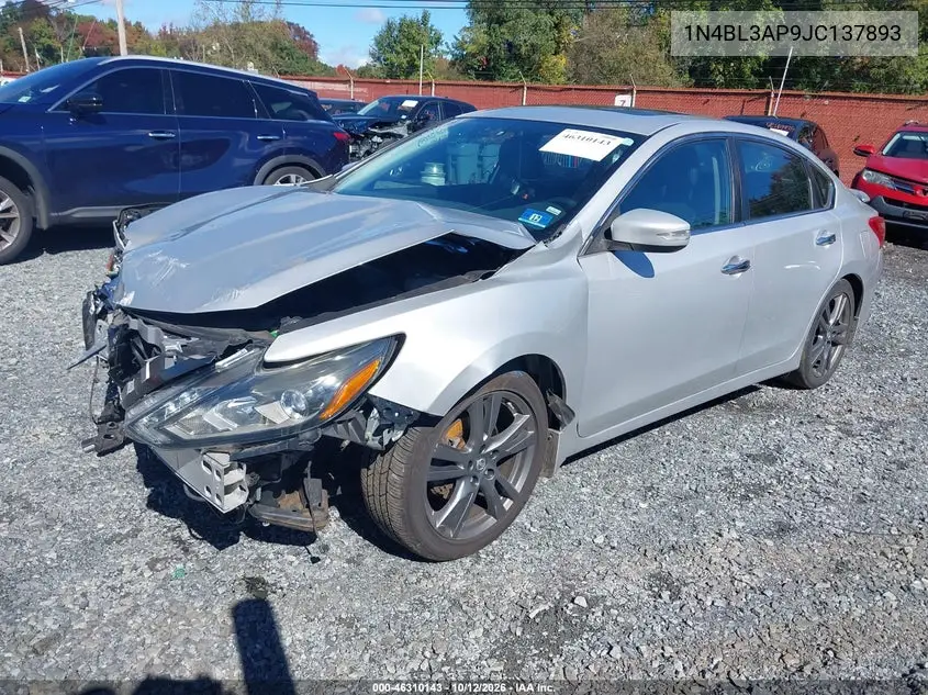2018 NISSAN ALTIMA VIN 1N4BL3AP9JC137893 — фото 2