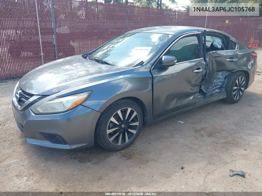 2018 NISSAN ALTIMA VIN 1N4AL3AP6JC105768 — фото 2