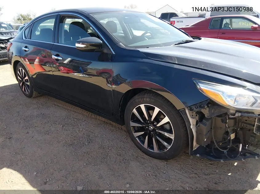 NISSAN ALTIMA 2018, VIN 1N4AL3AP3JC150988