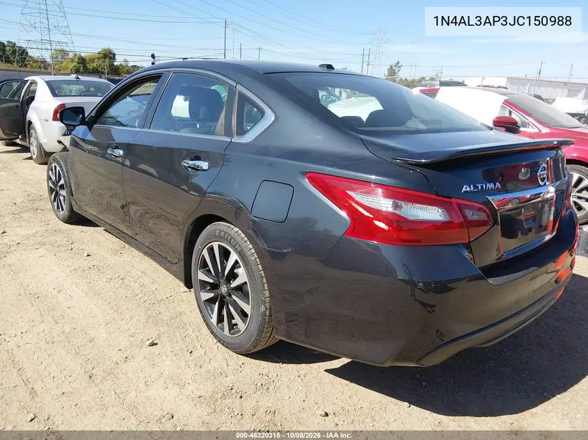 2018 NISSAN ALTIMA VIN 1N4AL3AP3JC150988 — фото 3