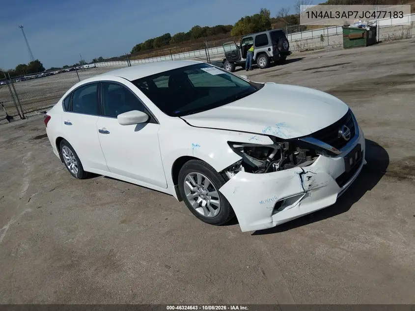 NISSAN ALTIMA 2018, VIN 1N4AL3AP7JC477183