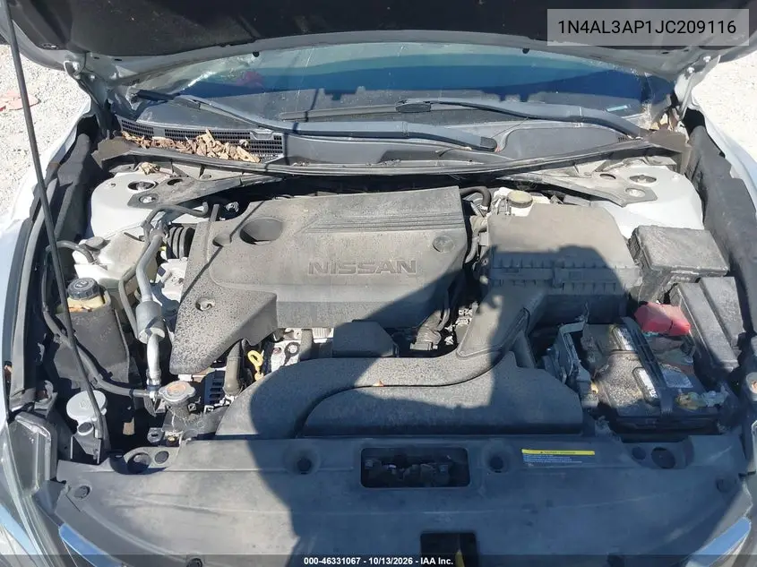 2018 NISSAN ALTIMA VIN 1N4AL3AP1JC209116 — фото 10