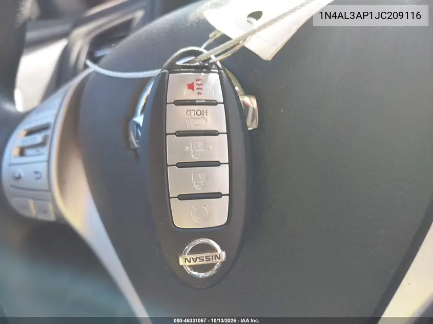 2018 NISSAN ALTIMA VIN 1N4AL3AP1JC209116 — фото 11