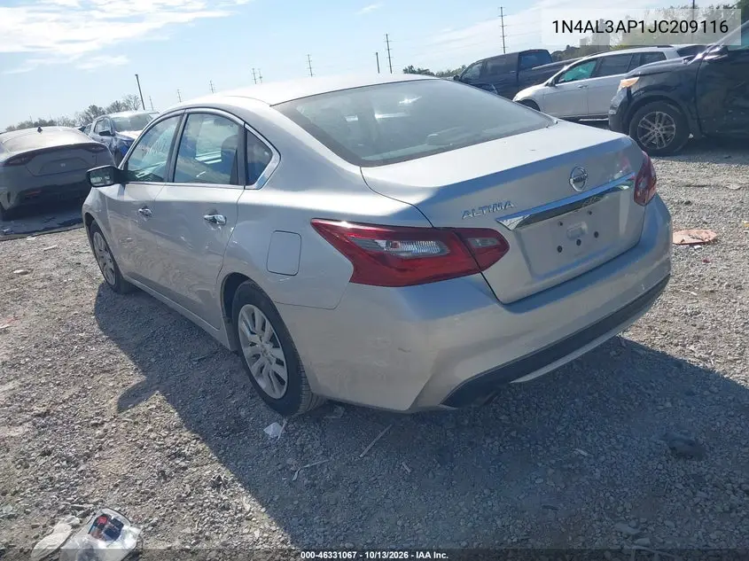 2018 NISSAN ALTIMA VIN 1N4AL3AP1JC209116 — фото 3