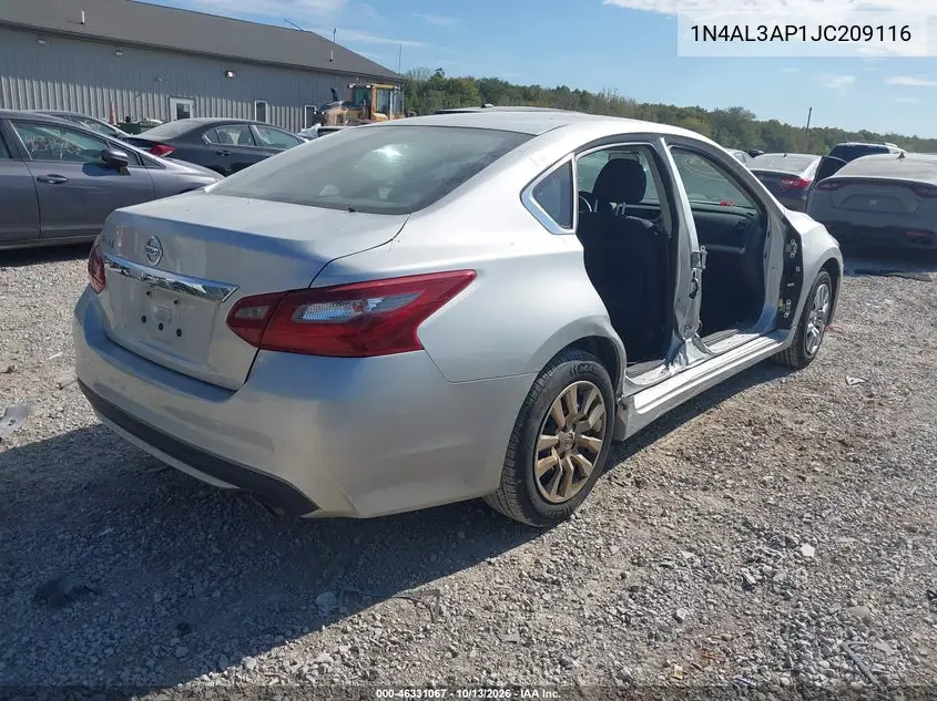 2018 NISSAN ALTIMA VIN 1N4AL3AP1JC209116 — фото 4
