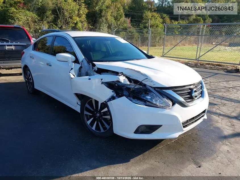 NISSAN ALTIMA 2018, VIN 1N4AL3AP1JC260843
