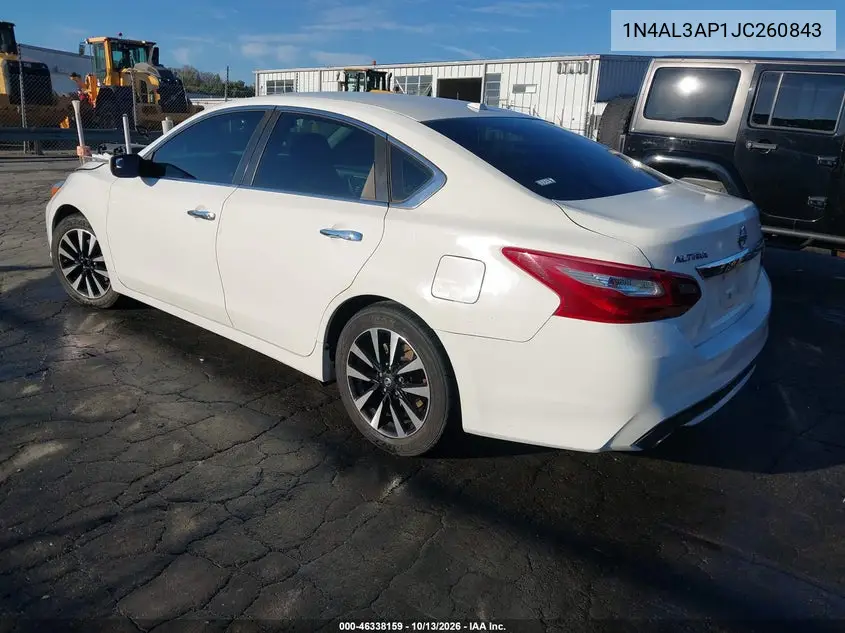 2018 NISSAN ALTIMA VIN 1N4AL3AP1JC260843 — фото 3