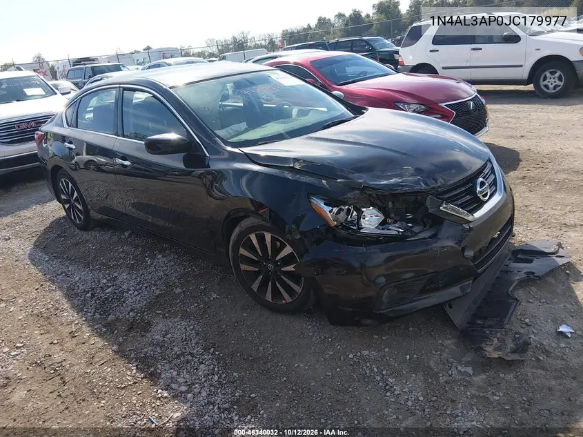 NISSAN ALTIMA 2018, VIN 1N4AL3AP0JC179977