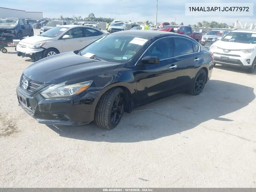 2018 NISSAN ALTIMA VIN 1N4AL3AP1JC477972 — фото 2