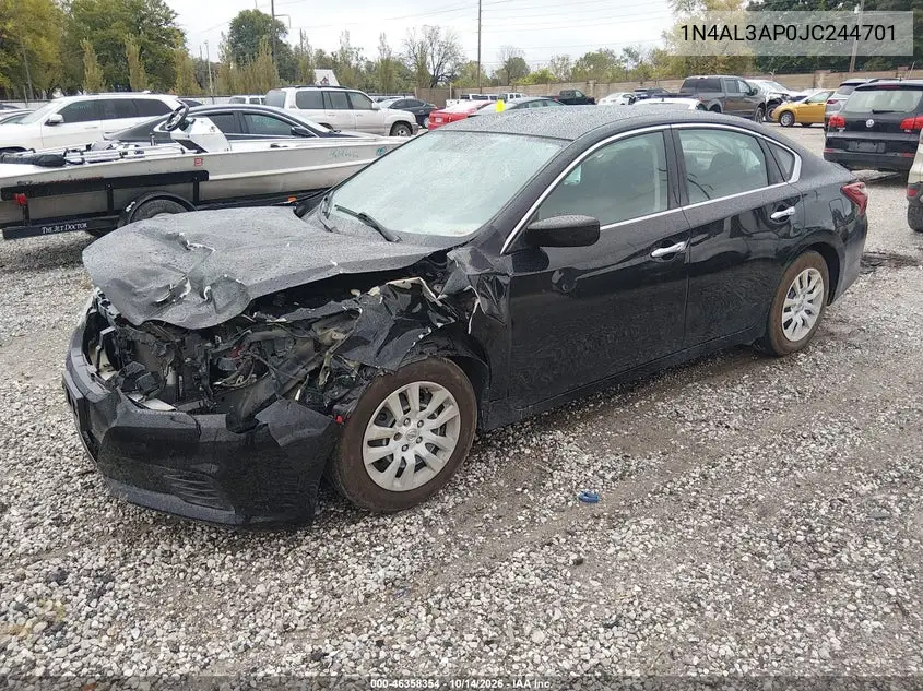 2018 NISSAN ALTIMA VIN 1N4AL3AP0JC244701 — фото 2