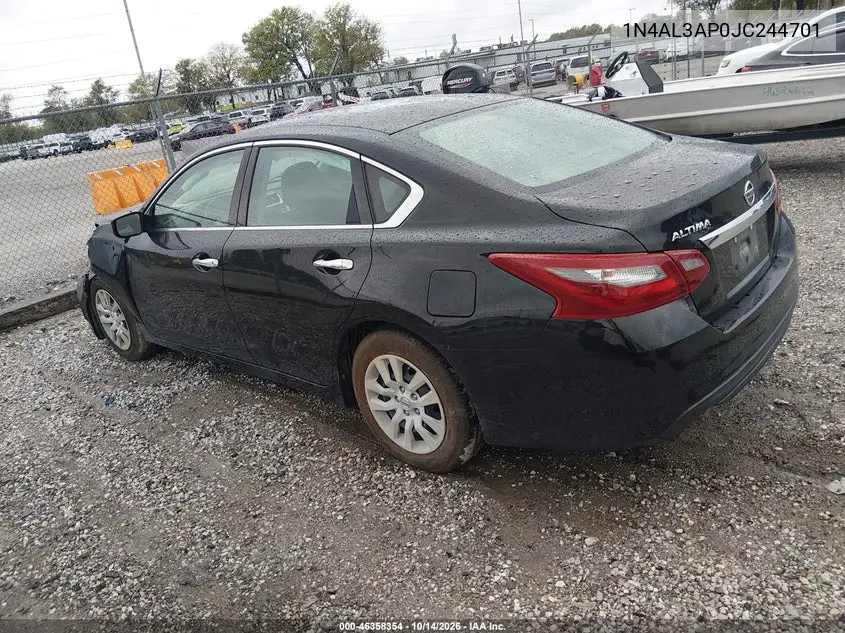 2018 NISSAN ALTIMA VIN 1N4AL3AP0JC244701 — фото 3