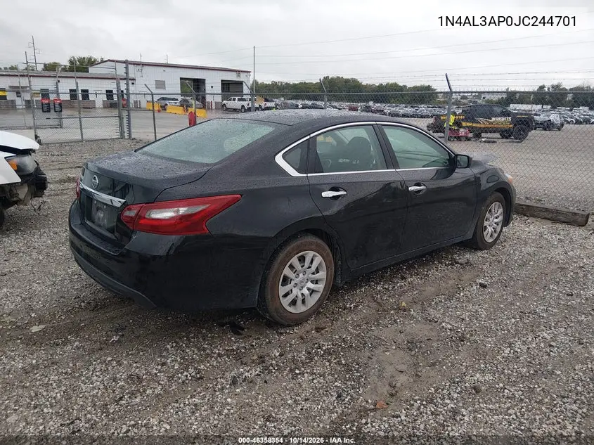 2018 NISSAN ALTIMA VIN 1N4AL3AP0JC244701 — фото 4