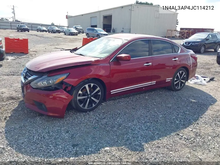 2018 NISSAN ALTIMA VIN 1N4AL3AP4JC114212 — фото 2