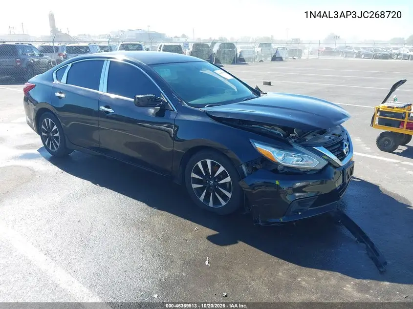 NISSAN ALTIMA 2018, VIN 1N4AL3AP3JC268720